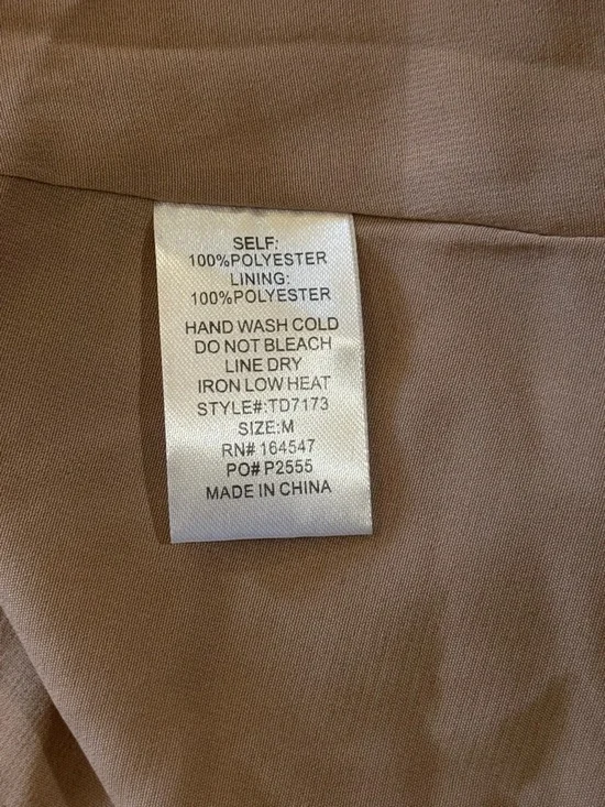 Flawless Brown Speckled Maxi Dress - Sleeveless Flow - Picture 5 of 7